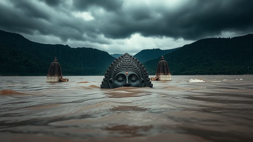 Ganga Rises: Varanasi Ghats Submerged by Heavy Rains