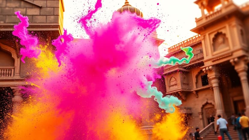 Kashi Celebrates Holi: Tourists Join Vibrant Festivities
