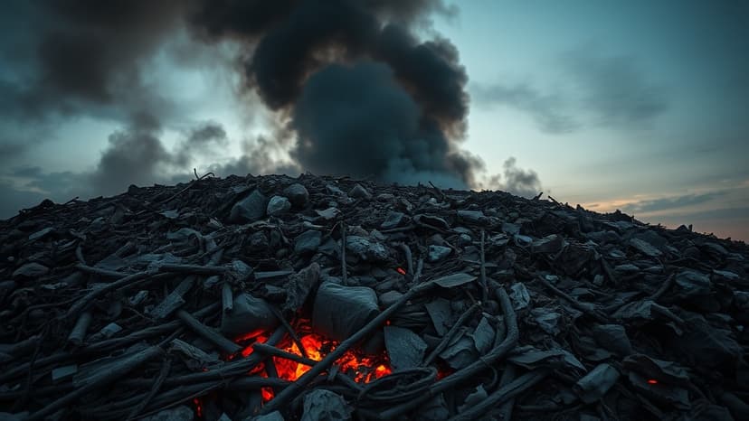Liquor gang set Vellore landfill ablaze, flee