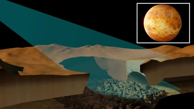 Radar Reveals Secret Lava Tube on Venus