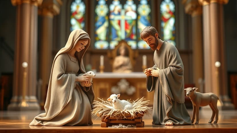 Vicar's 200 Nativity Scenes: A Global Collection on Display