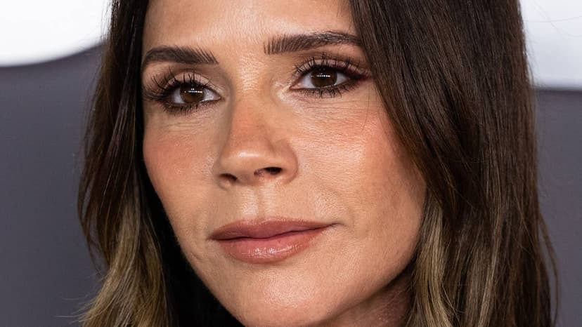Victoria Beckham Stuns in 'Naked' Dress for Fragrance Launch