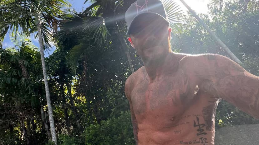 Victoria Beckham Removes All Tattoos, David Flaunts His
