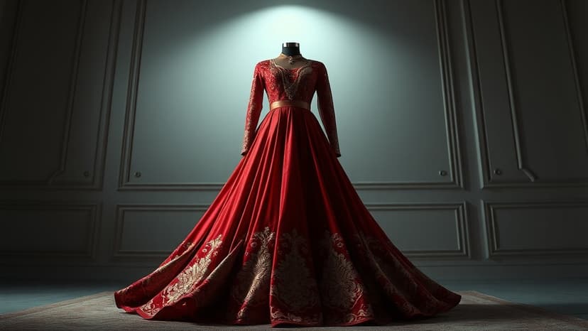 Vidya Balan stuns in regal red anarkali