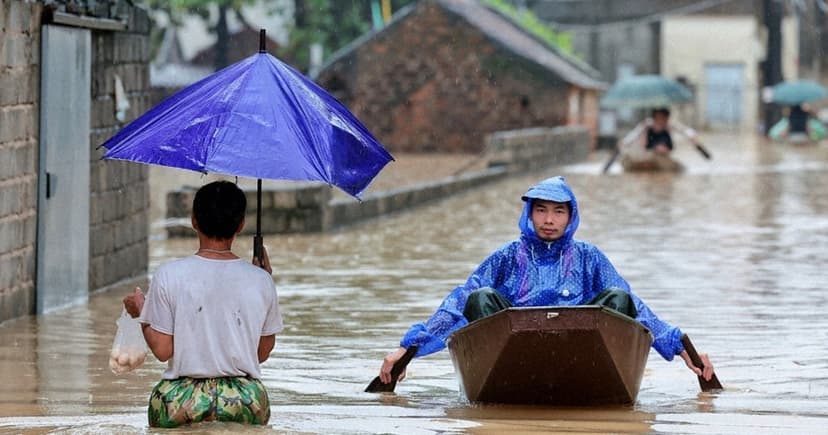 Vietnam Flooded: Homes Submerged, Travel Halted