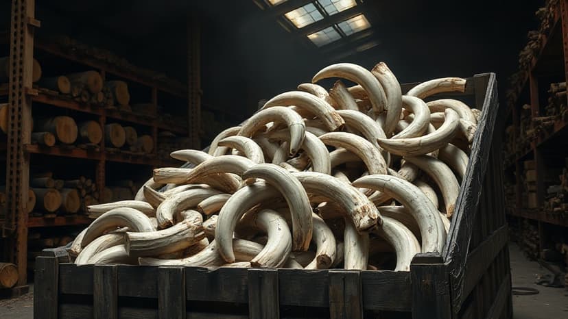 Vietnam Seizes Massive 1.2-Ton Ivory Haul From Africa