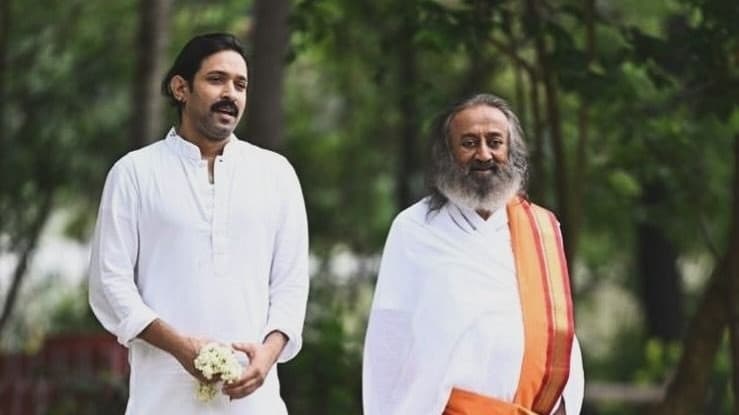 Vikrant Massey Transforms for Sri Sri Ravi Shankar Role