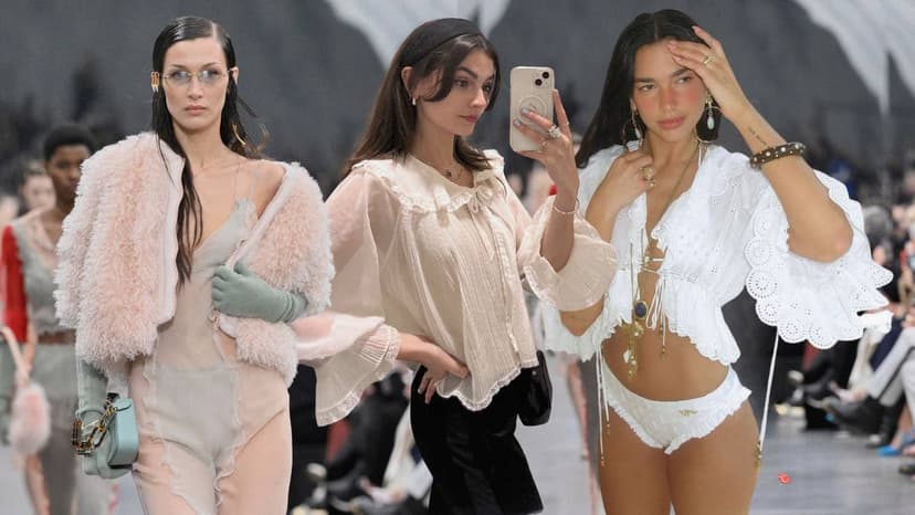 Bella Hadid Sparks Vintage Bed Jacket Trend