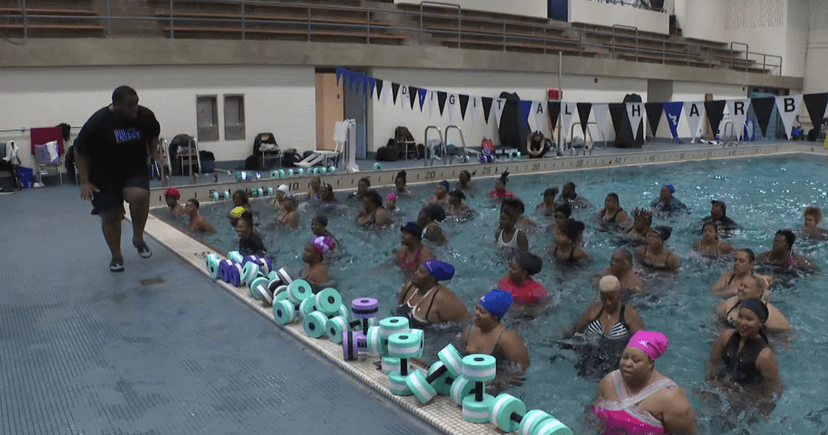 Water Aerobics Goes Viral: "Big Energy" Fitness Craze