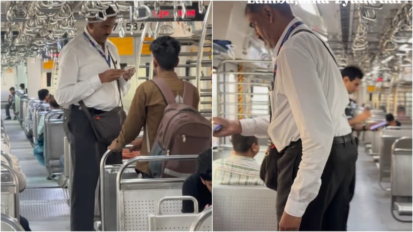 Mumbai Ticket Collector's Height Goes Viral