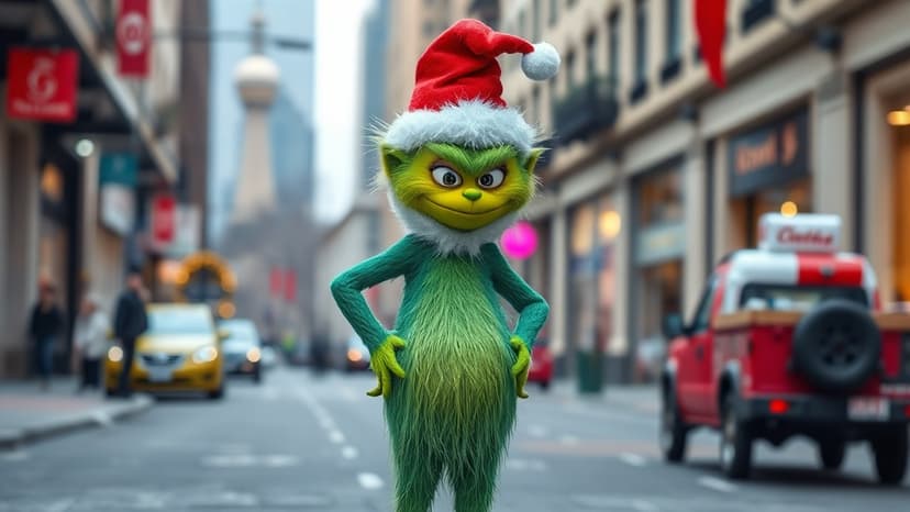 Grinch Goes Viral: From Grandad to Local Hero