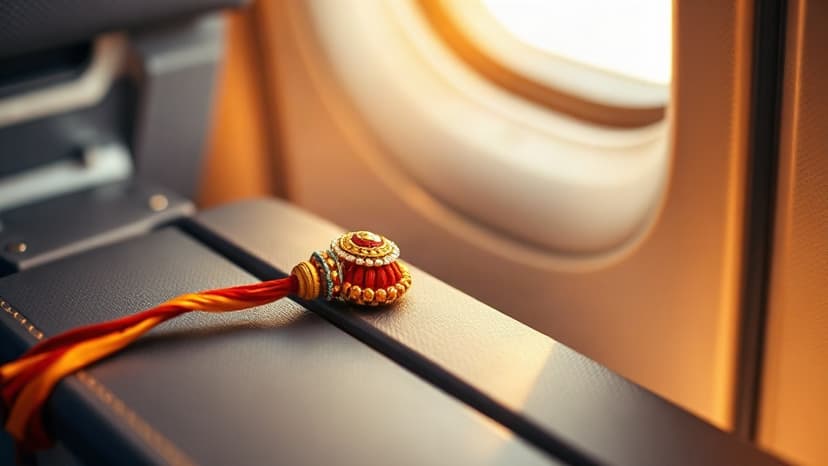 Man 'Bro-Zoned' on Plane in Viral Rakhi Moment