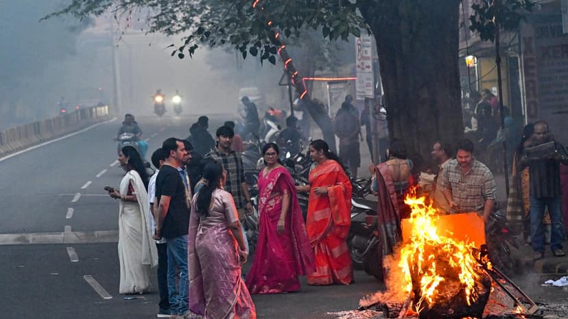 Bhogi Bonfires Choke Visakhapatnam Air