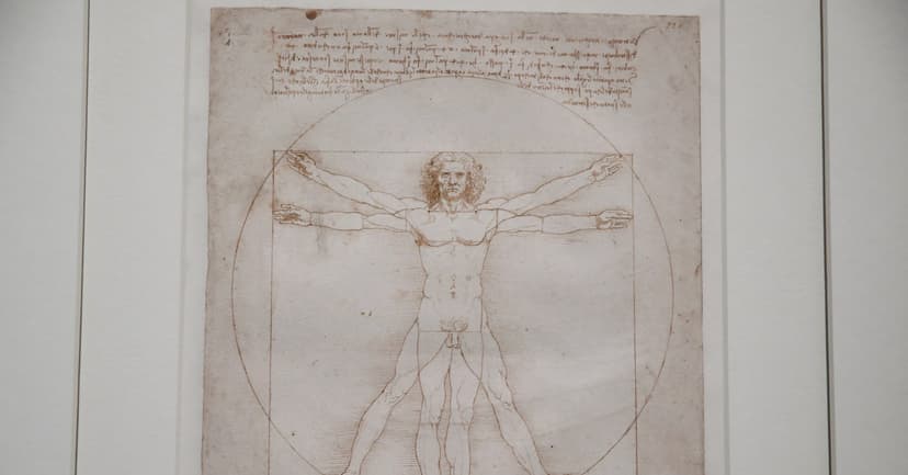 Genitals removed from Vitruvian Man on Olympic broadcast