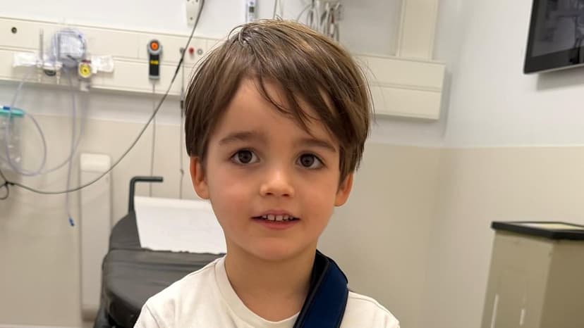 Vogue Williams' Son Otto Hospitalized With Broken Collarbone