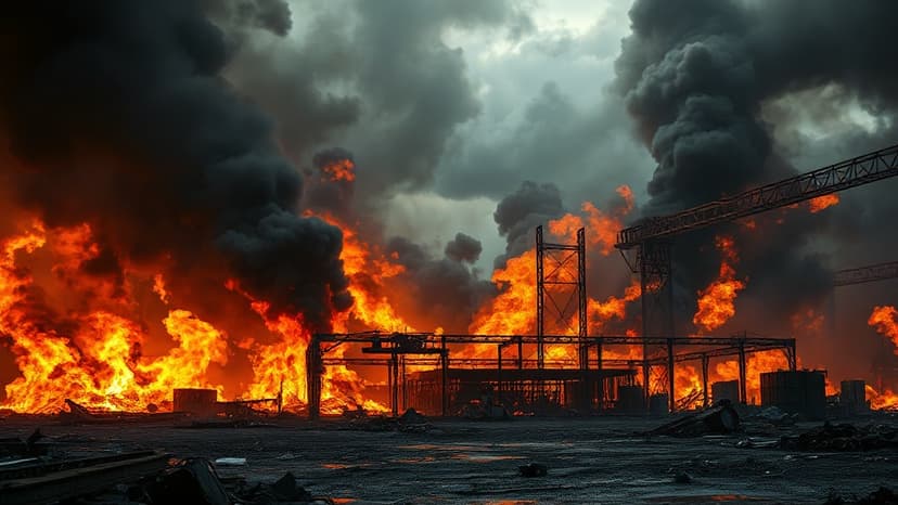 Drone Attack Sparks Inferno in Voronezh Warehouses