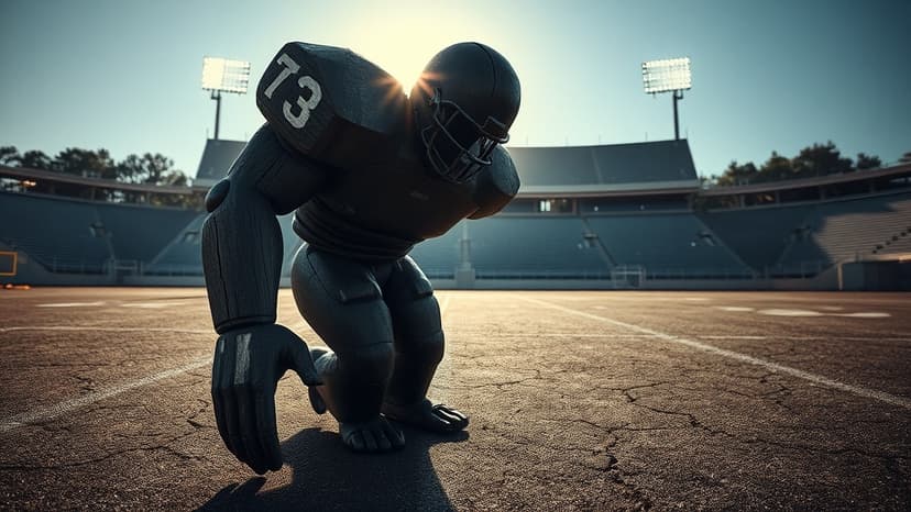 Vrabel Works Out Top OL Prospect Max Iheanachor