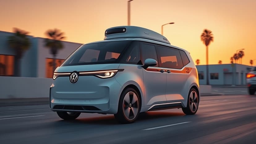 VW Robotaxi Hits LA Streets Soon