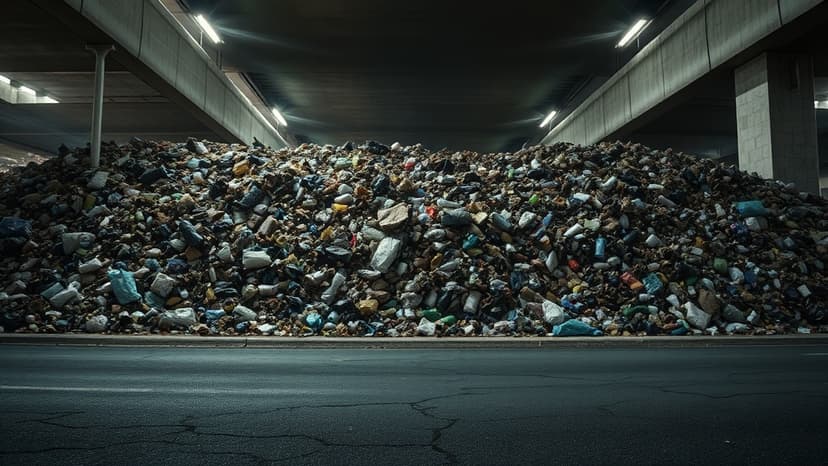 Civic Neglect: Garbage Chokes Wadi Service Road