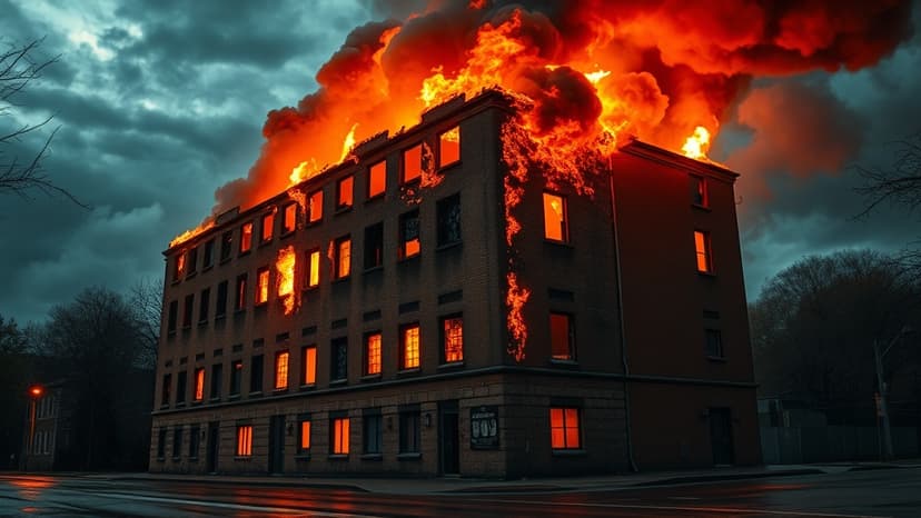 Seven Rescued from Wakefield Shop Fire