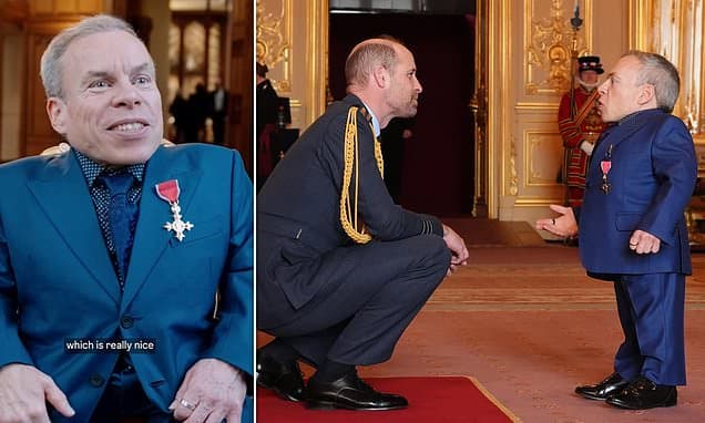 Warwick Davis' OBE Surprise: Prince William Shocked