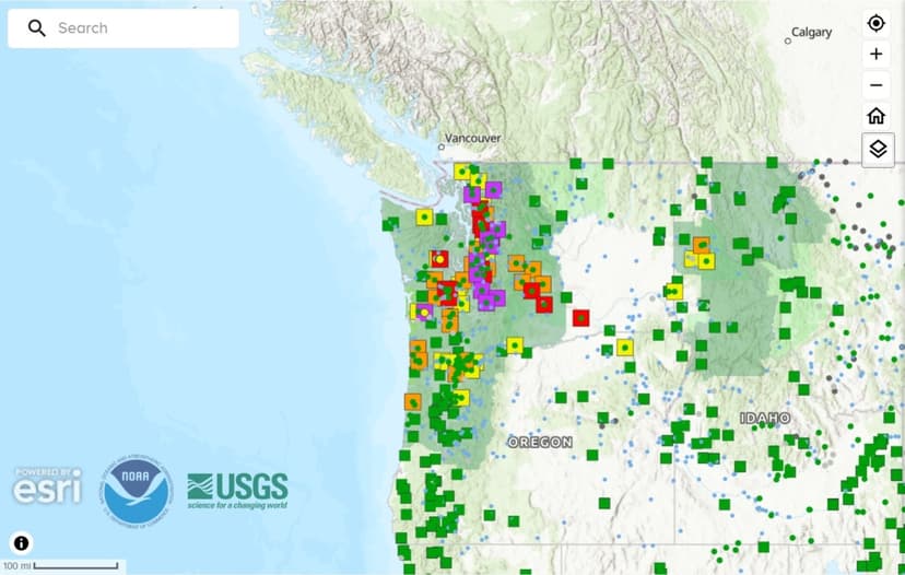 Washington Rivers Brace for Major Flooding Amidst Atmospheric River