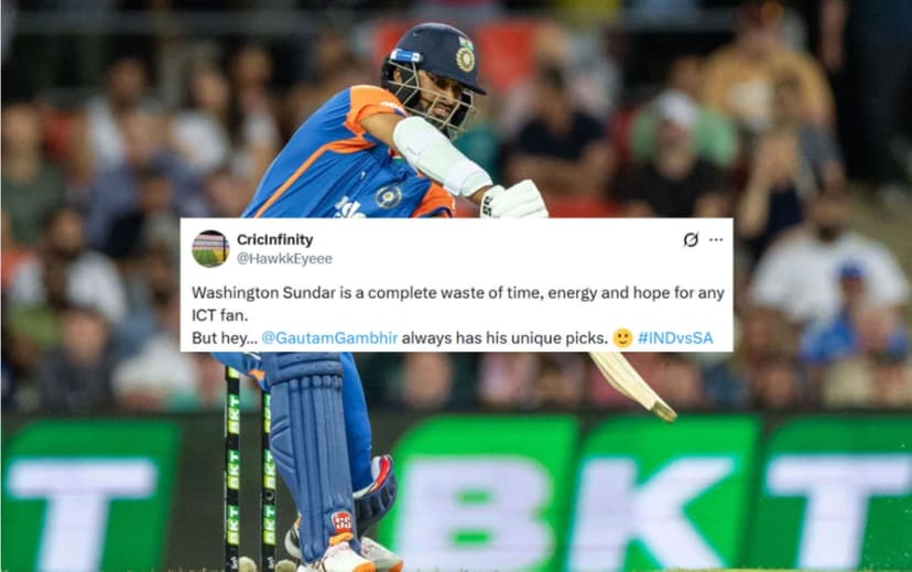 Sundar's Batting Blunder Fuels Fan Outrage