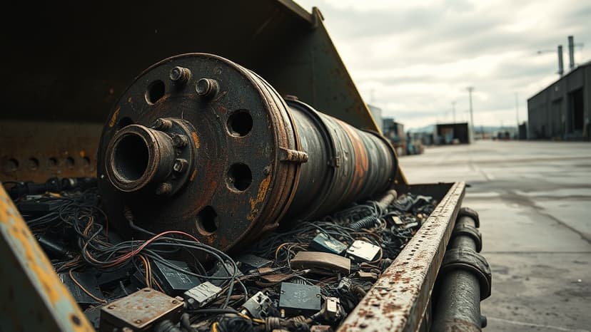 Tip Evacuated After Old Shell Found