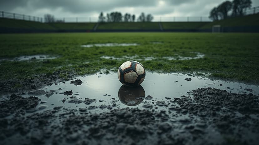 Heavy Rain Halts Wealdstone vs Hartlepool Match