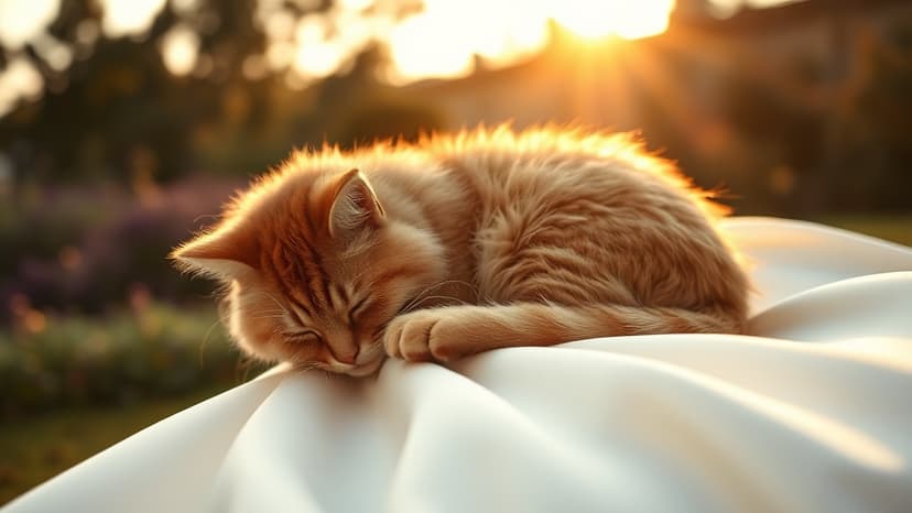 Cat Crashes Wedding, Sleeps on Bride's Dress