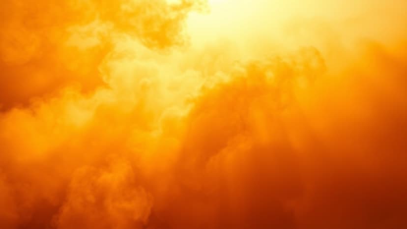 Weekend storms fade, Saharan dust arrives Sunday