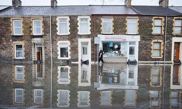 Christmas Flooded: Welsh Town's Holiday Washed Away