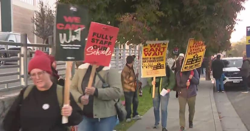 West Contra Costa Teachers Strike Over Pay, Benefits