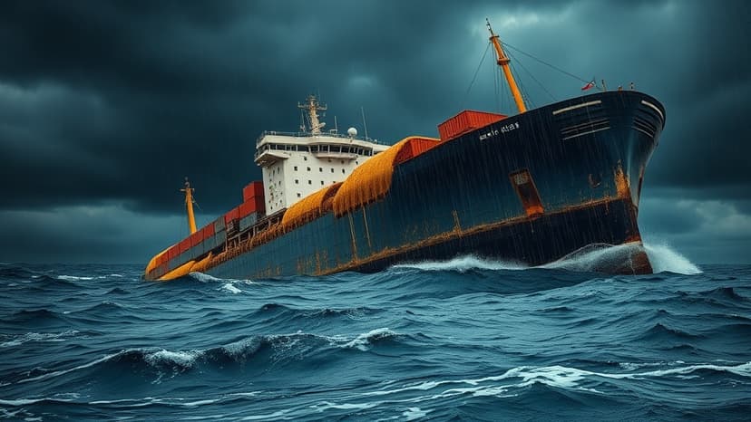 Wheat Ship Sinks: One Dead, Two Missing in Azov Sea