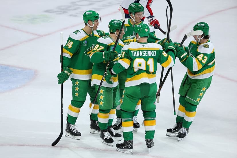 Wild Shut Out Capitals 5-0 Behind Tarasenko's Brilliance