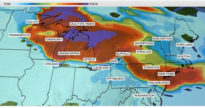 Wildfire Smoke Chokes Midwest & Northeast