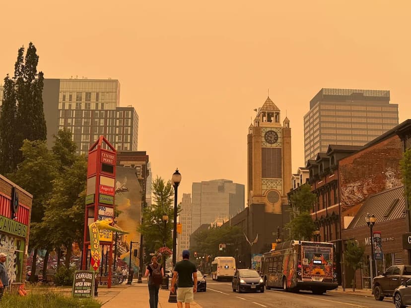 Wildfire Smoke Shuts Down City Services