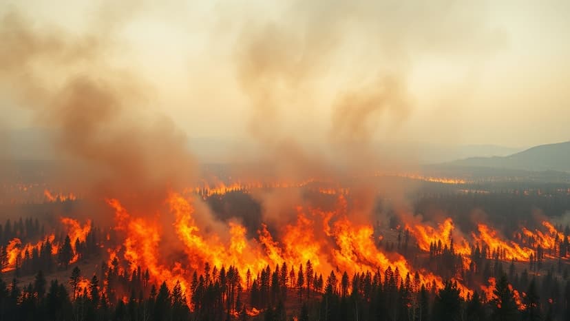 Wildfires Rage: Towns Evacuate as Smoke Crosses Borders