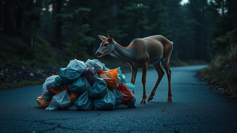 Deer Scavenge Waste in Tiger Reserve Buffer: Environmentalists Allege