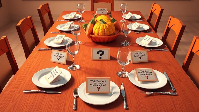 Macy Reveals Felicity Huffman's Thanksgiving Tradition: Thought-Provoking Questions Under Plates