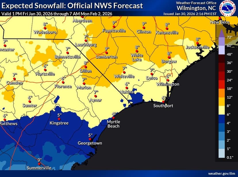 Wilmington Braces for Major Winter Storm