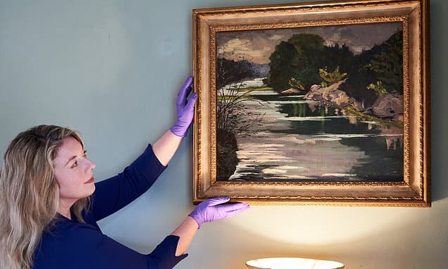 Churchill's Art and Attire Unveiled at Former Home