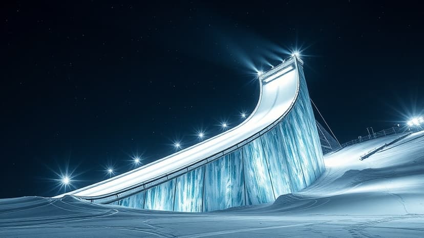 Ski Jumpers Tune Up for Winter Games in Predazzo