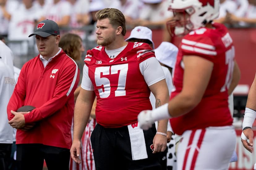 Badgers Center Enters Transfer Portal After Injury Woes