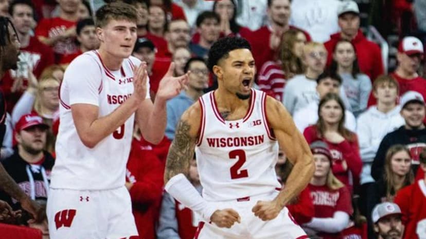 Badgers' Offense Catches Fire: Rutgers Falls 96-87