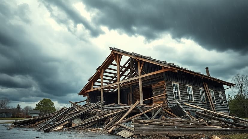 Storm Devastates Wisconsin Counties: Buildings Collapsed