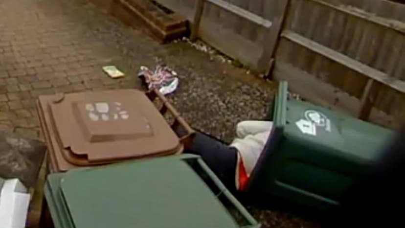 Woman Fractures Shoulder Falling Into Recycling Bin