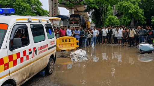 Pothole Tragedy: Woman Killed by Truck in Thane