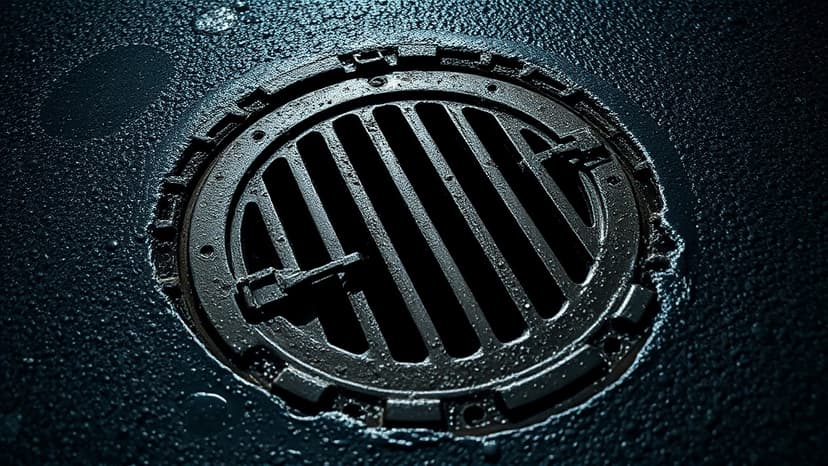 Drain Victim Rescued After 20ft Plunge