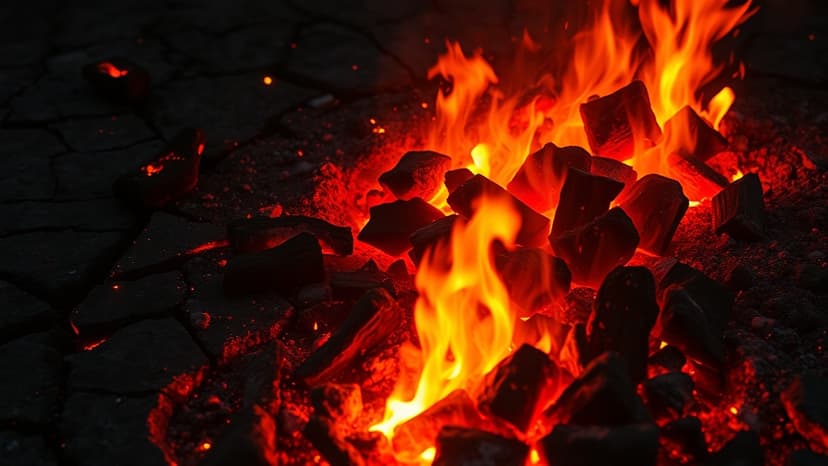 Woman Braves Firewalk for Hospice Care